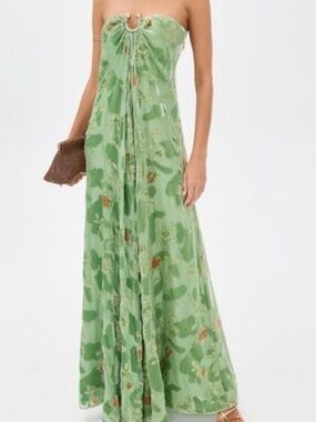 Cult Gaia strapless dress size 6 professionally altered from 8 Worn 1x MSRP $998